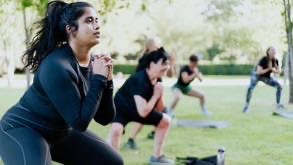 Personal training session in East London